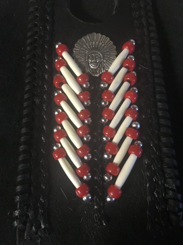 Black and red tank bib - Native American Motorcycle